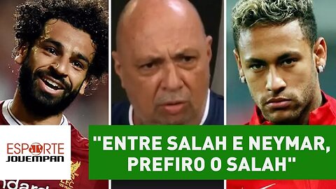 "Entre SALAH e NEYMAR, prefiro o SALAH", polemiza narrador