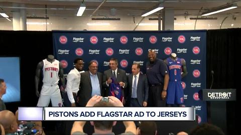 Pistons to feature Flagstar ad on jerseys