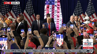 LIVE: President Trump Delivers Remarks at Town Hall in Oaks, PA - 10/14/24