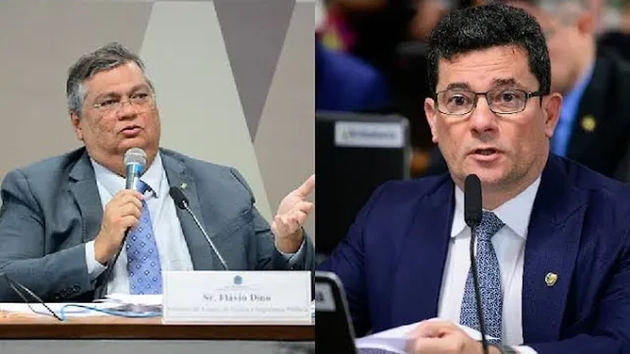 URGENTE! SERGIO MORO LEVA UMA SURRA DO MINISTRO FLAVIO DINO EM SESSÃO NO SENADO