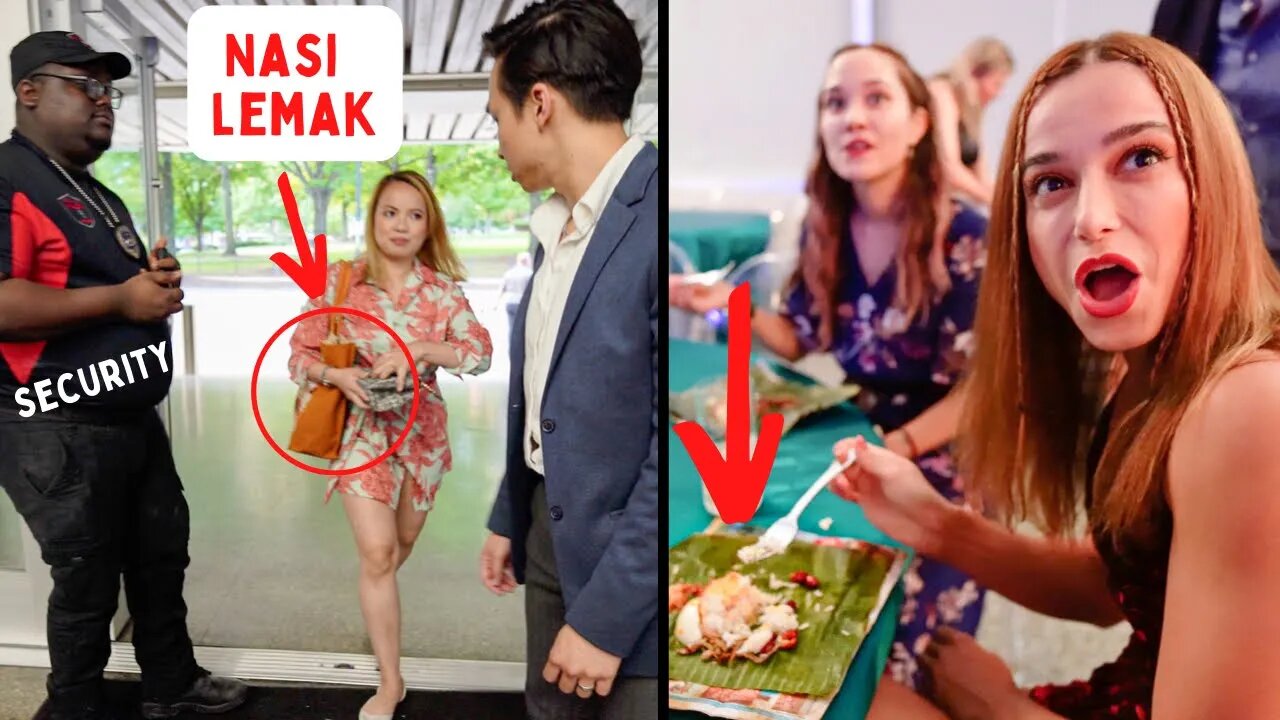 We smuggled Nasi Lemak into a VIP event with celebrities