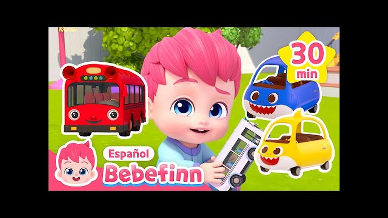 Pip pip🚗 Autos de Colores de Bebefinn | Bebé Auto | Canciones Infantiles | Bebefinn en español