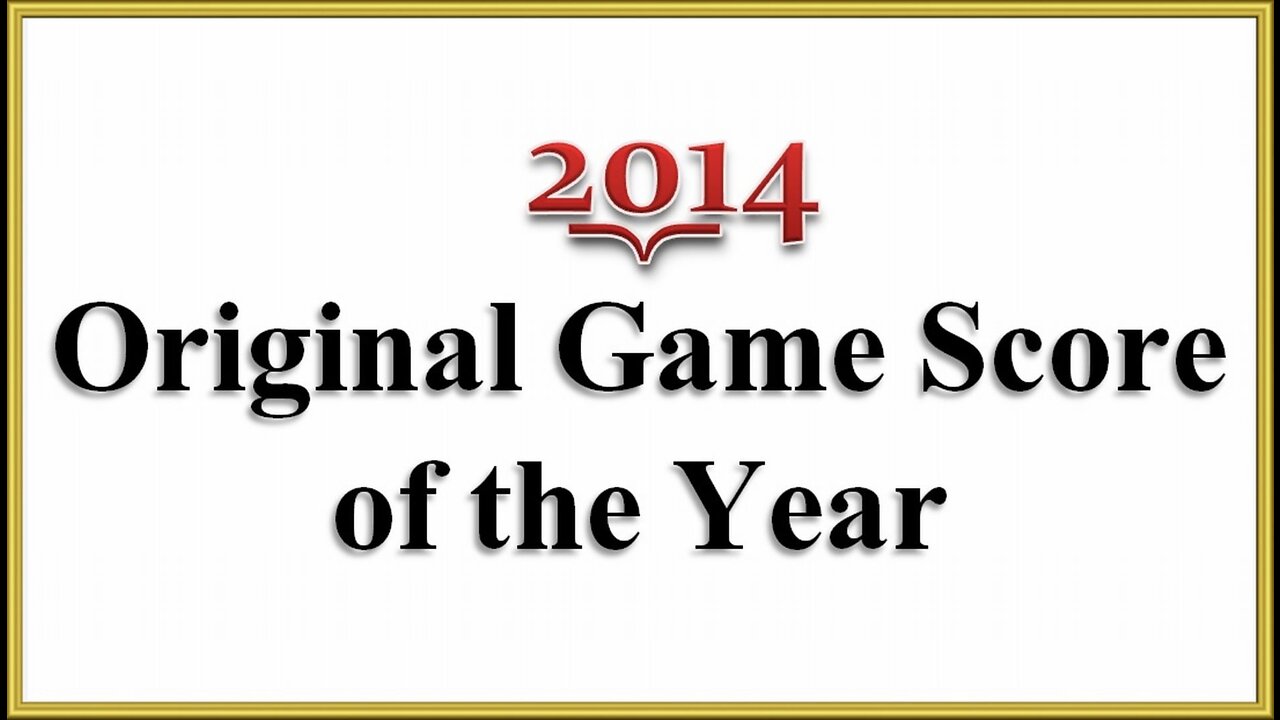 2014 Original Game Score of the Year