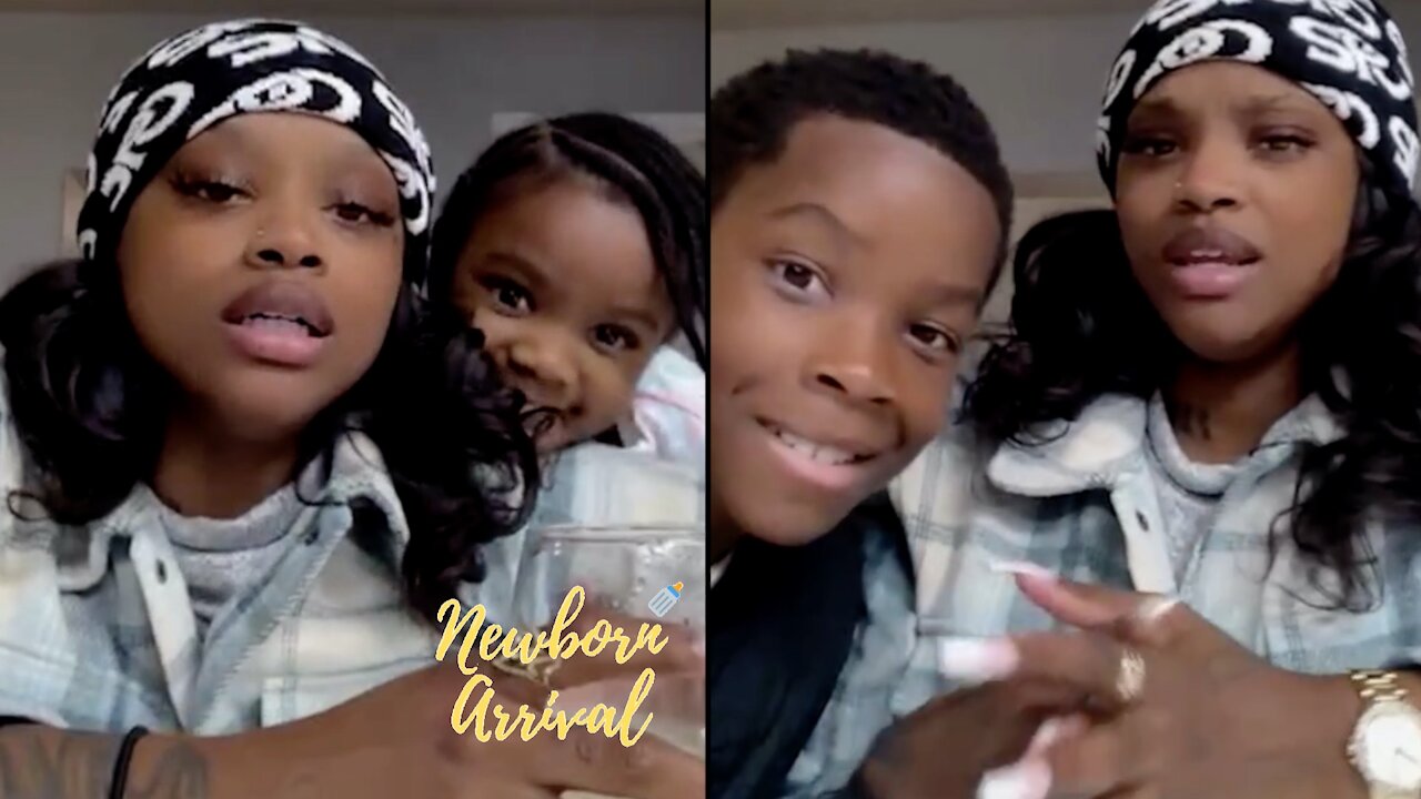 DaBaby's "BM" MeMe Wants The Kids To Scram While She Talks To Followers! 🤨