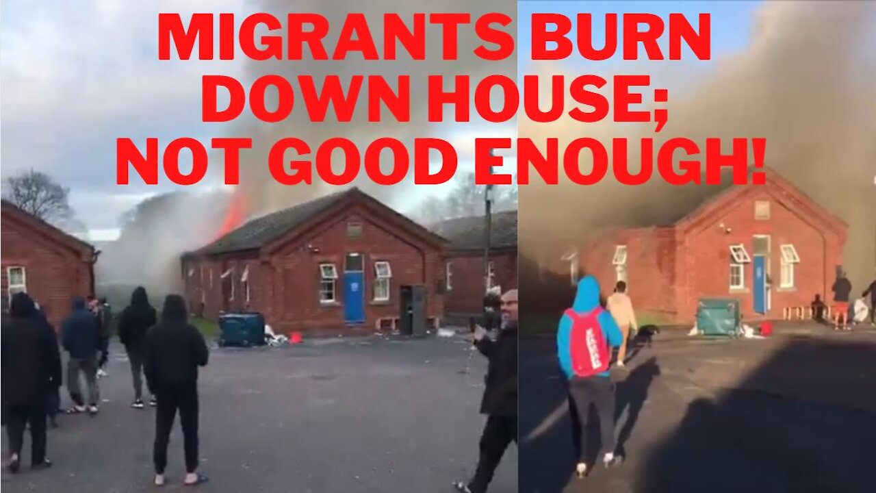 Asylum Seekers Burn Down Army Barracks; They Wanted 4 Star Hotels!