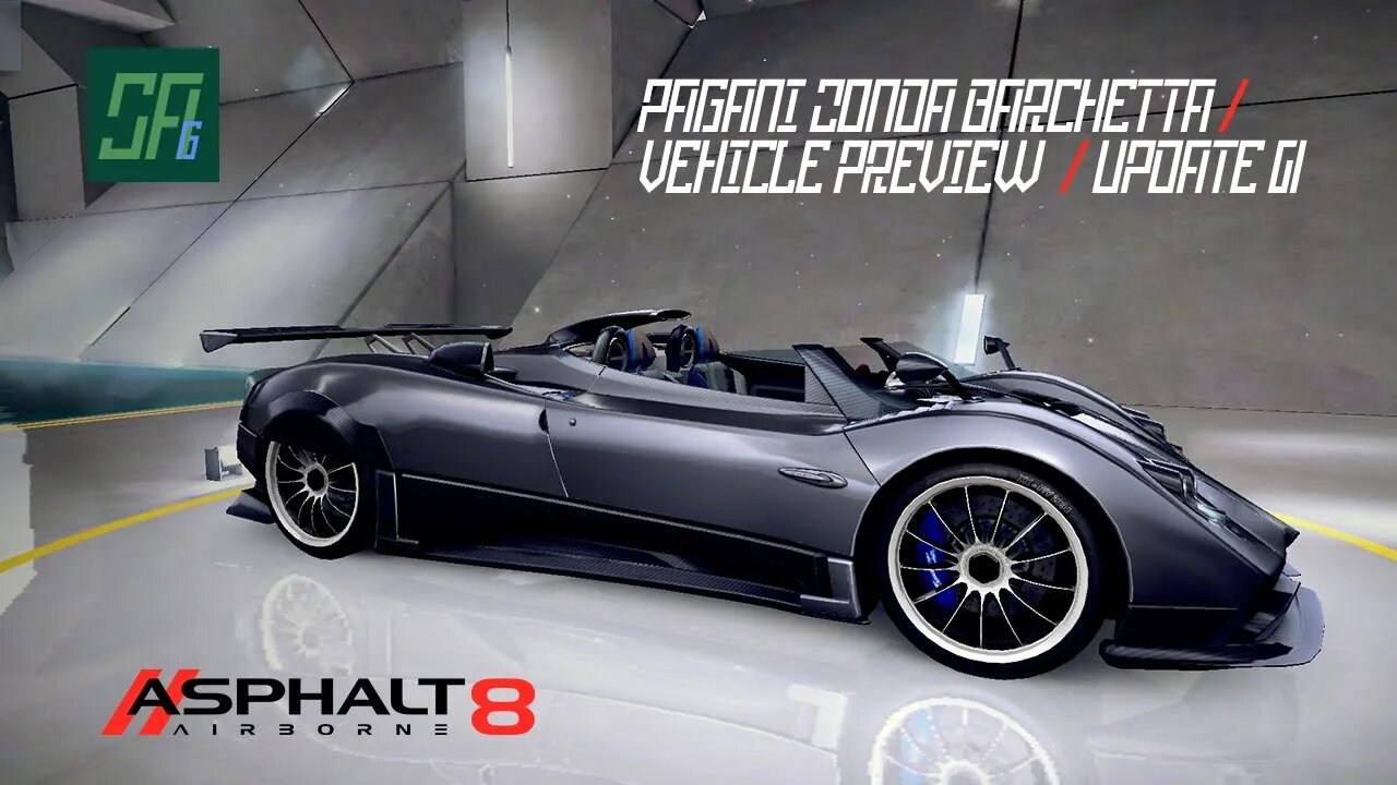 [Asphalt 8: Airborne (A8)] Pagani Zonda Barchetta | Vehicle Preview and some Test Drive | Update 61