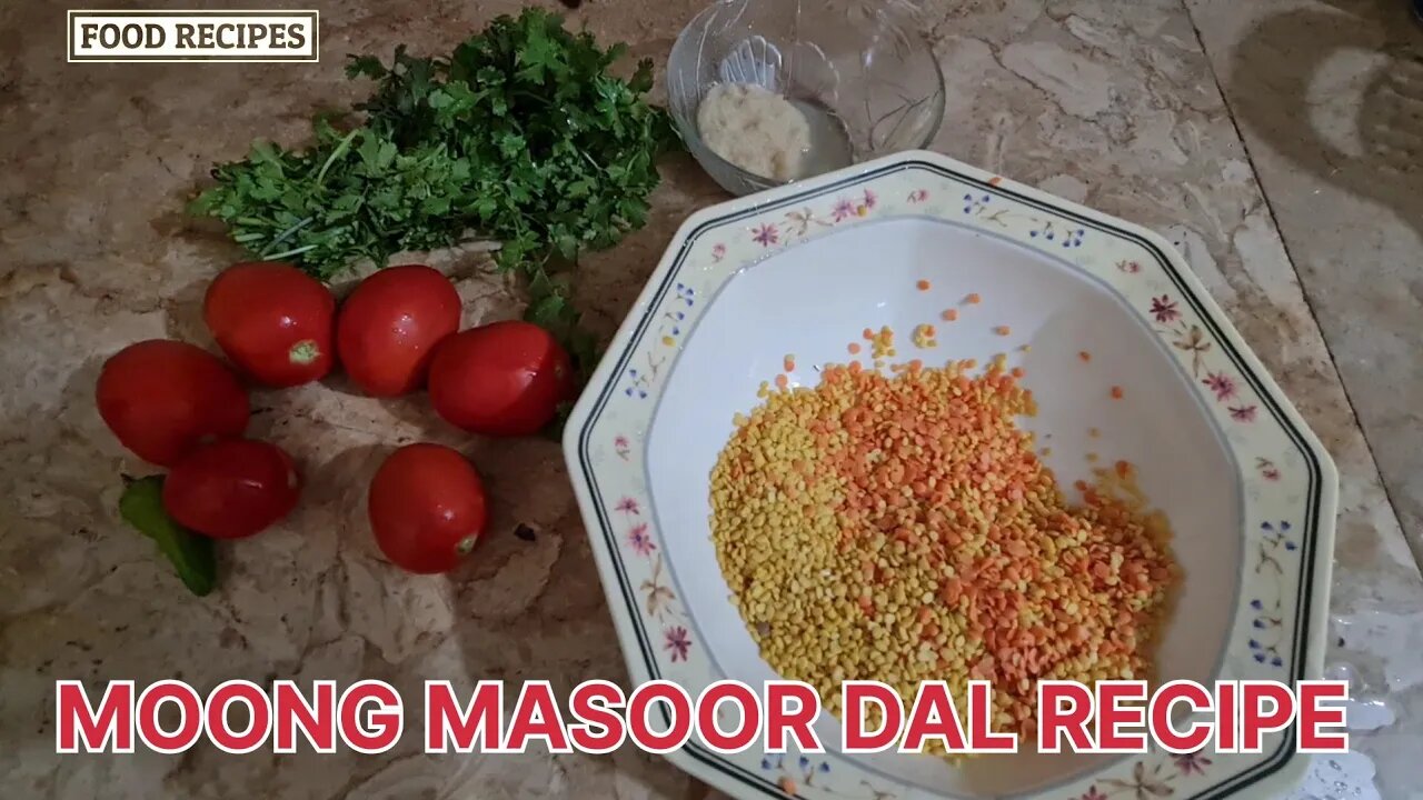 Here is a simple recipe for Moom Masur ki Daal, which is a popular lentil dish in Pakistan and India