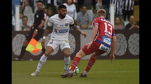 Gol de Gabigol - Santos 2 x 0 Bahia - Narração de Gabriel Dias