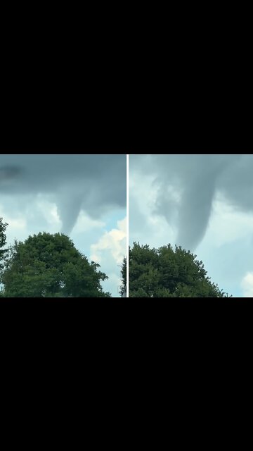 Momentary tornado spotting in Beech Grove, IN