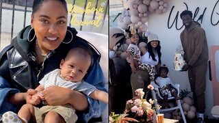 Ayesha Curry Attends Andrew Wiggins Daughters 1st B-Day Party! 🥮