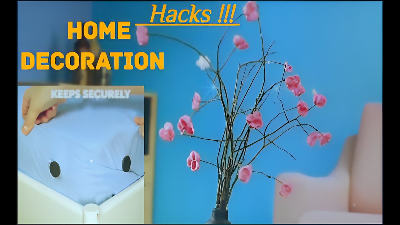 Home Decoration and Cleaning Hacks. Make Life Easier, comfortable & Relax.