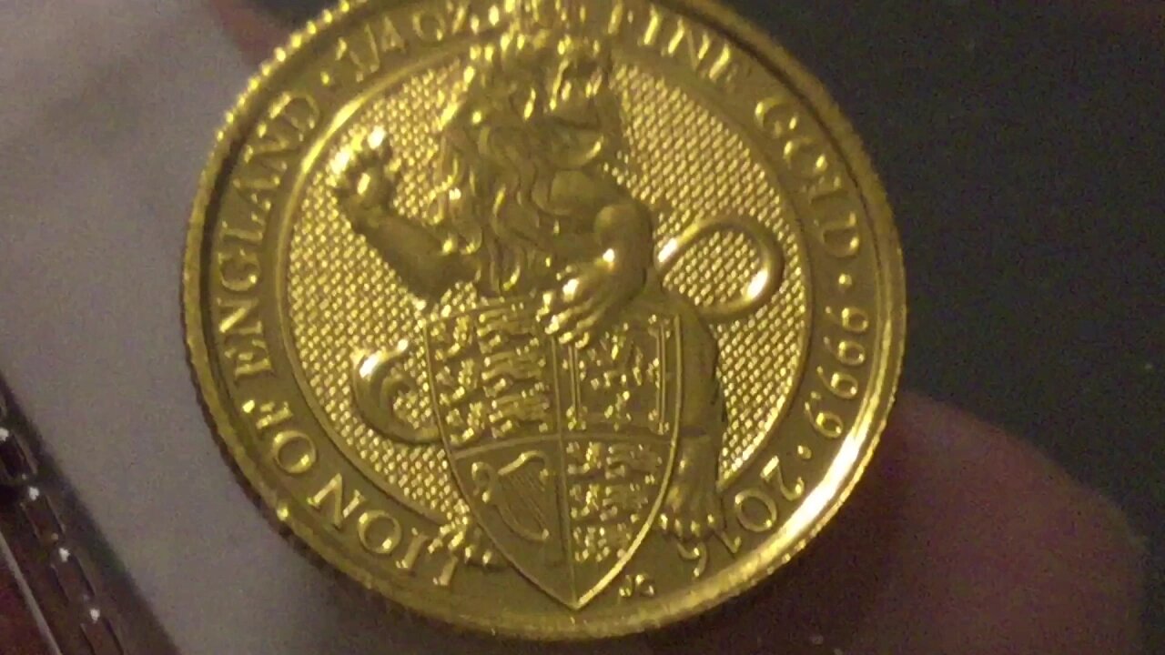 The Queen's Beast Of Burden In Gold