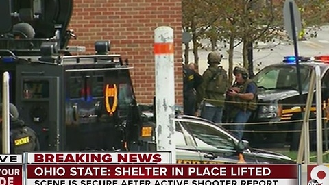 Ohio State shooting: Student says people poured out of buildings after shelter-in-place lifted