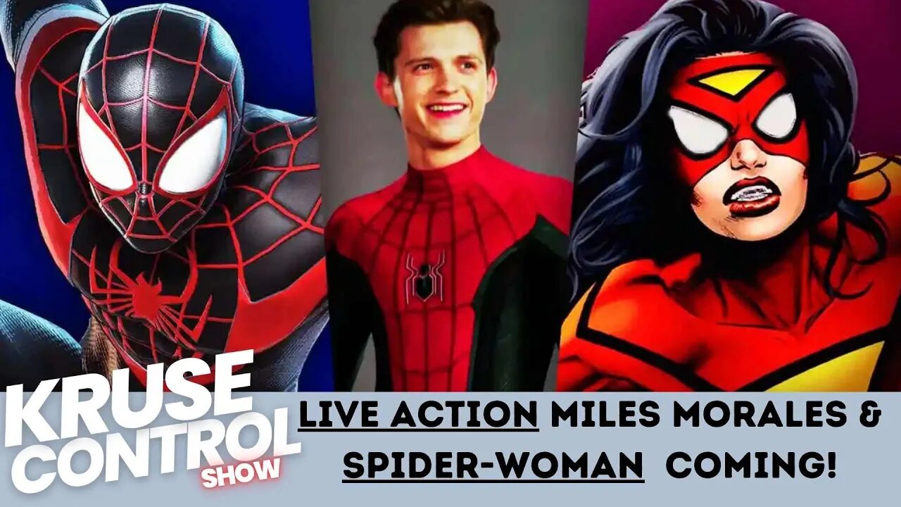 Spider woman, Spider man 4 and a LIVE ACTION Miles Morales Movies COMING!!