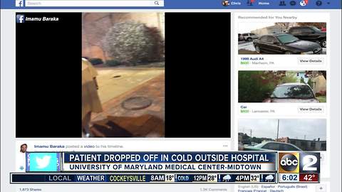 Hospital releases statement regarding patient dropped off at bus stop in hospital gown