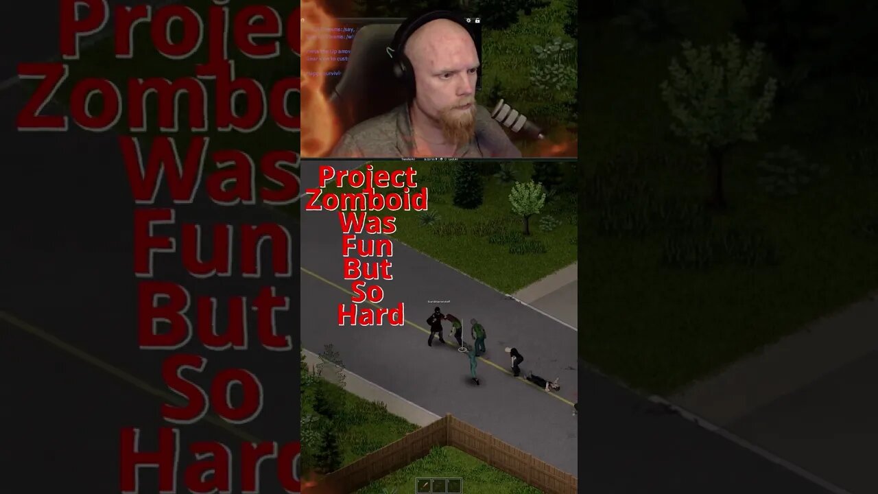 Project Zomboid Was Fun But So Hard #zombiesurvival #projectzomboid #scandinavianwolf #shorts