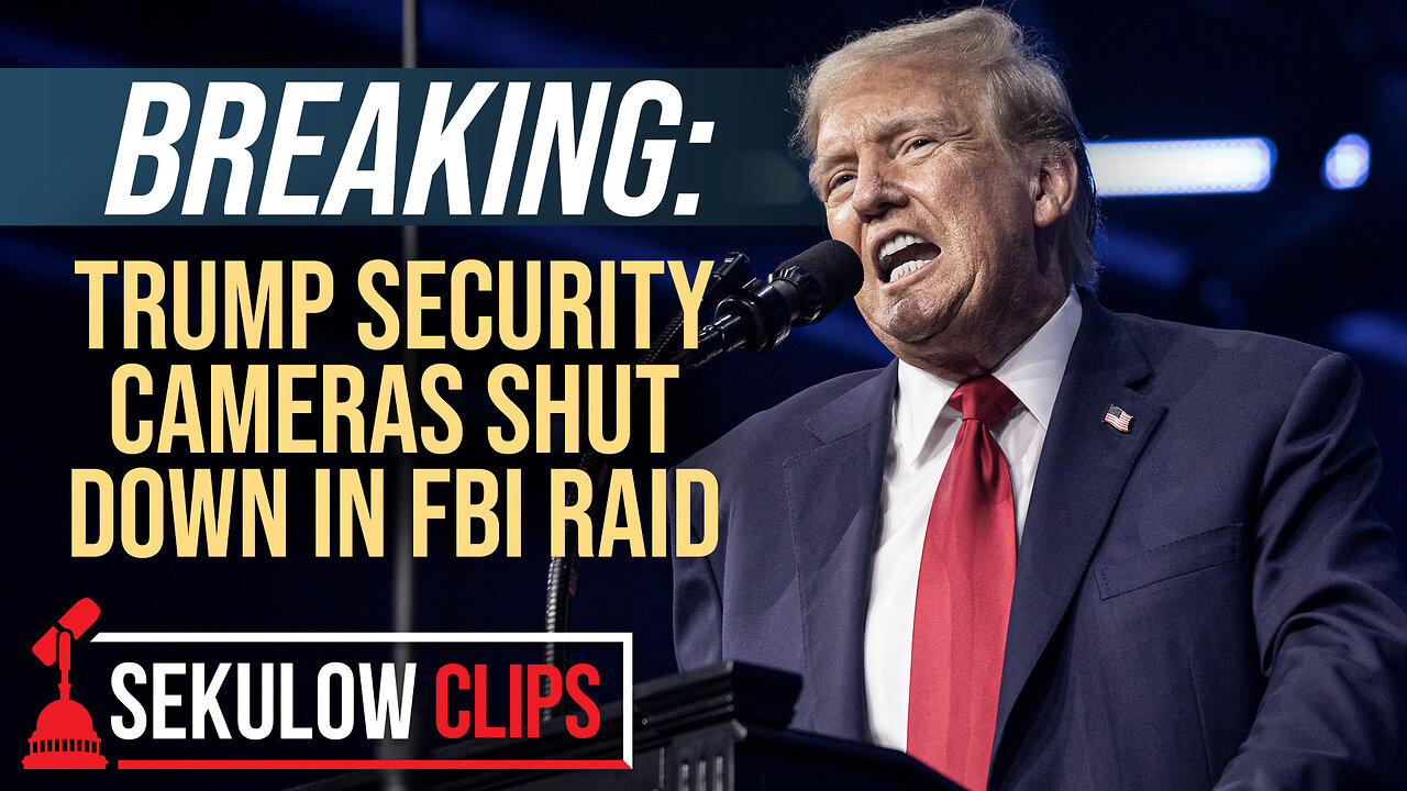 BREAKING: Trump Security Cameras Shut Down In FBI Raid