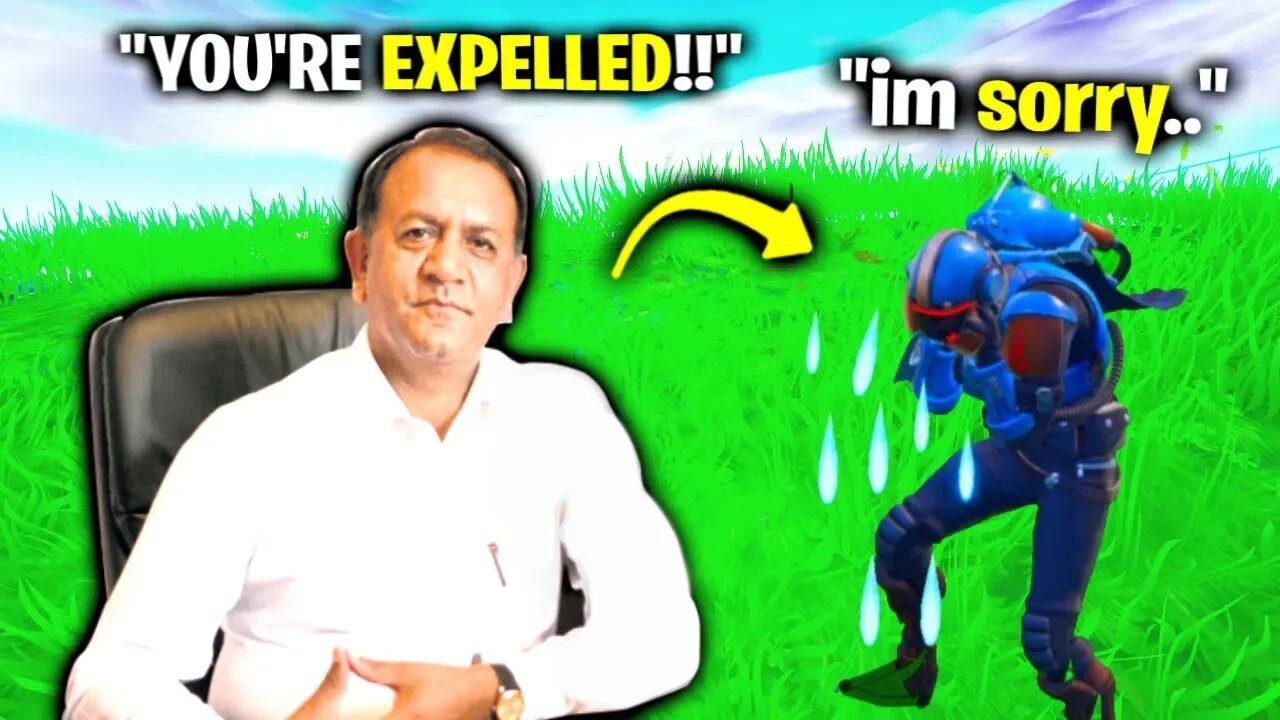 I Pretended To Be His PRINCIPAL In Fortnite