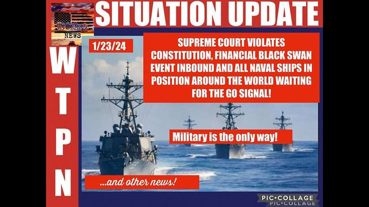 SITUATION UPDATE: SUPREME COURT VIOLATES US CONSTITUTION! FINANCIAL BLACK SWAN EVENT INBOUND! ...