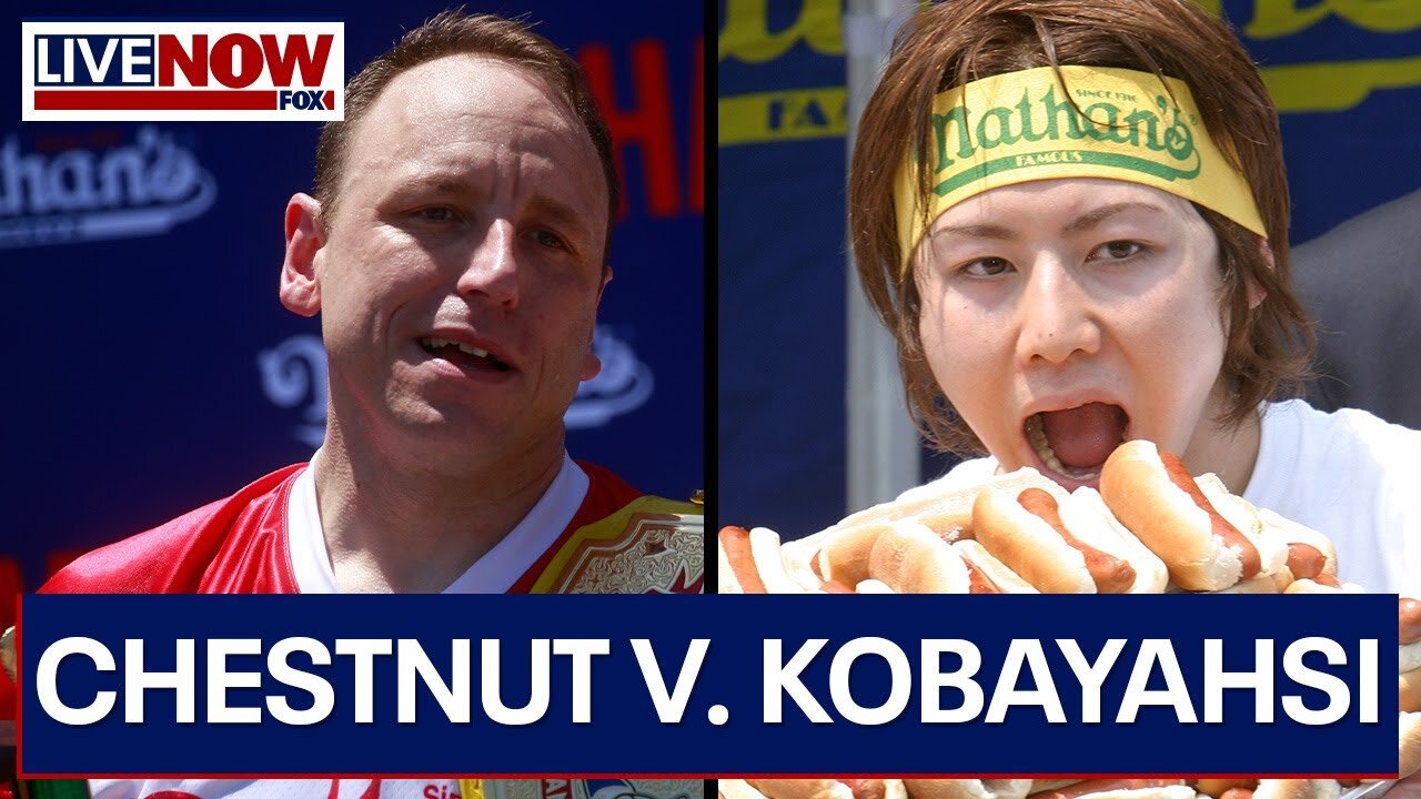 Joey Chestnut to face off with Kobayashi in Netflix Live event on Labor Day | LiveNOW from FOX