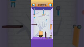 rescue cut rope puzzle 😎 #shorts