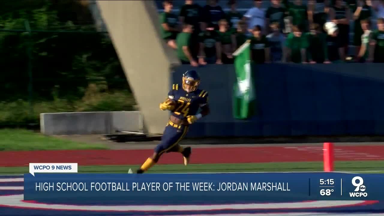 Moeller High School's Jordan Marshall is a catalyst for the football team