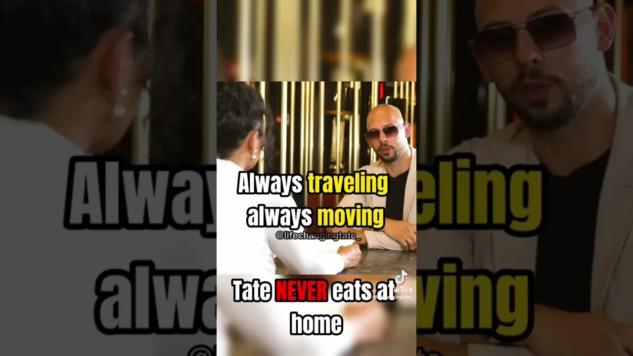 Andrew tate always eat out#andrewtate #andrewtatemotivation #andrewtatepodcast #tateshorts