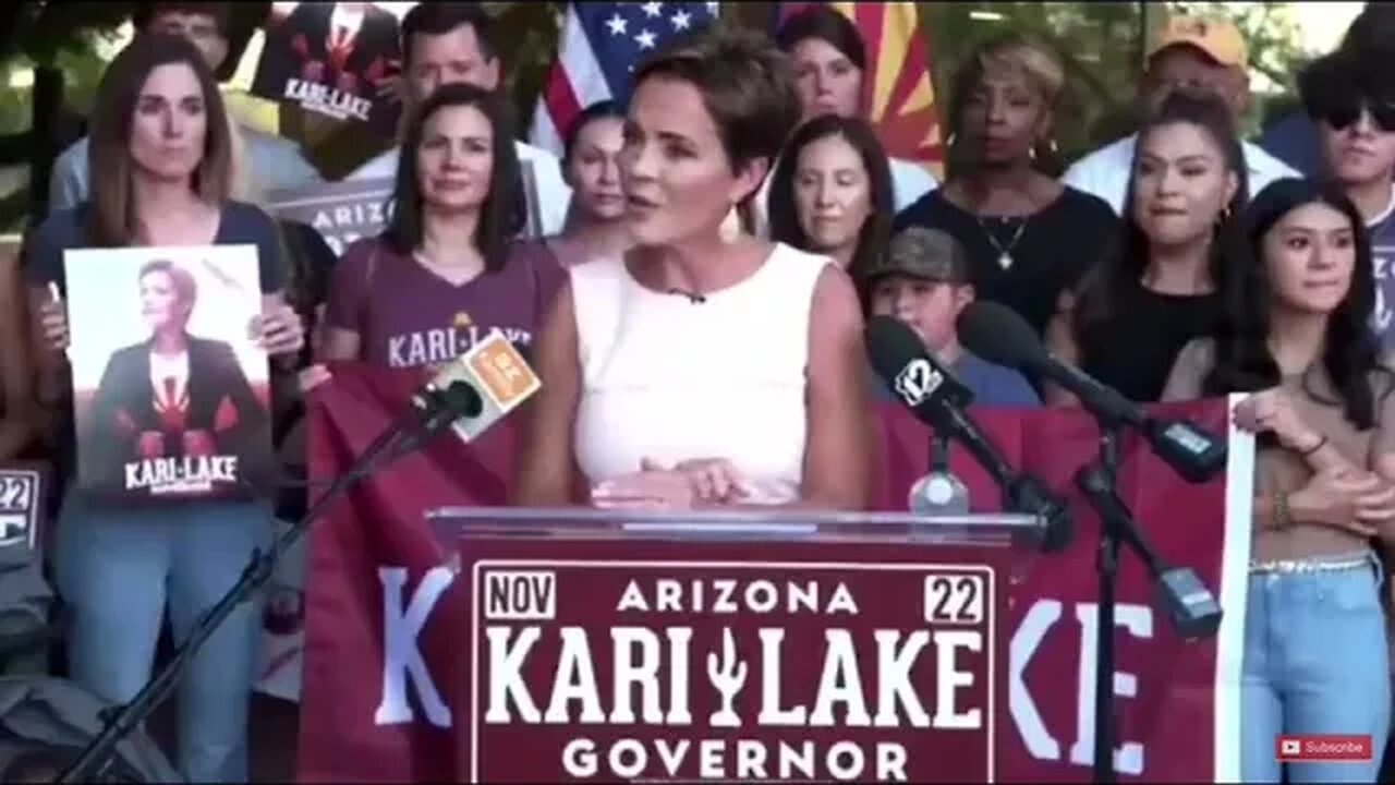 ARIZONA GOP GUBERNATORIAL CANDIDATE KARI LAKE SHUTS DOWN FAKE JOURNALIST