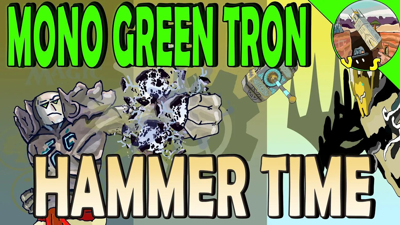 Mono Green Tron VS Hammer Time｜No Thinking Quiet Like Overthinking｜MTGO Modern League Match