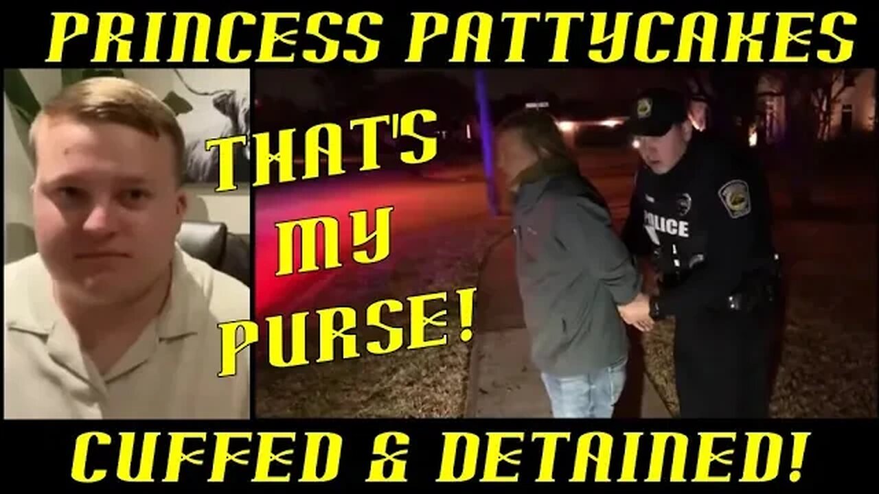 Frauditor Princess PattyCakes Cuffed & Detained ~ "Classic Video"