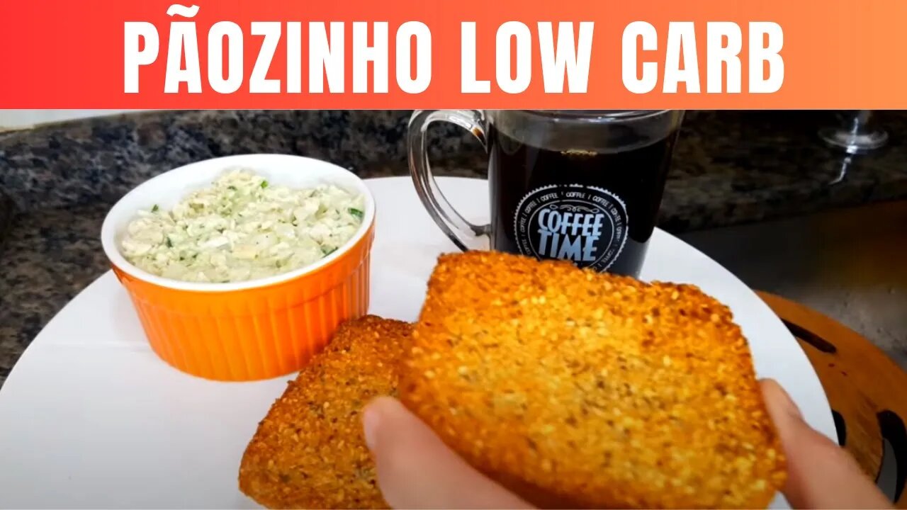 Receita de Pãozinho Low Carb de Microondas Rápida e Deliciosa.