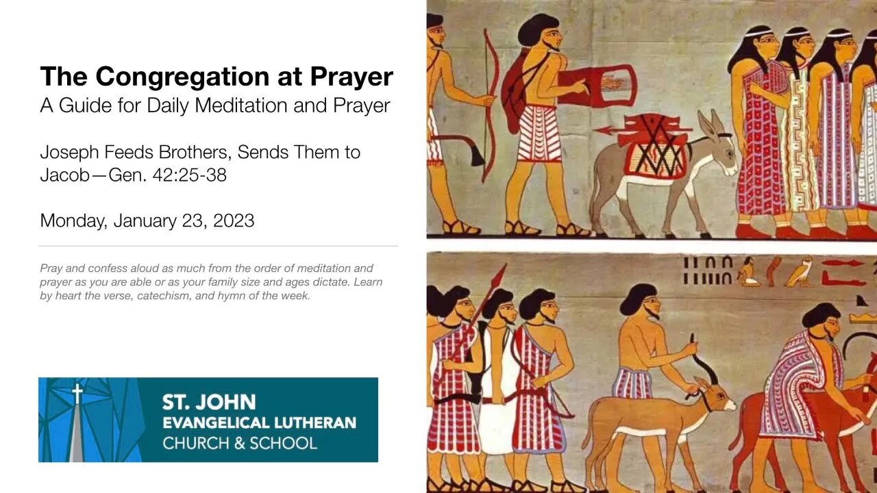 Joseph Feeds Brothers, Sends Them to Jacob—Gen. 42:25-38