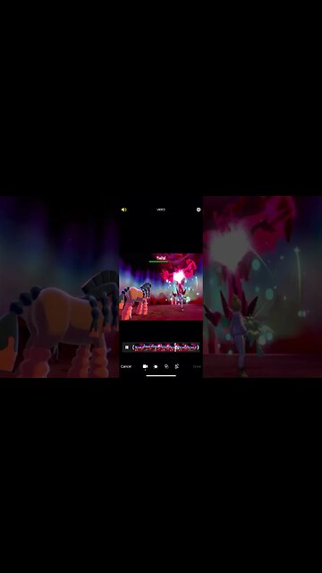 Pokémon Sword - Dynamax Yvelta Used Oblivion Wing!