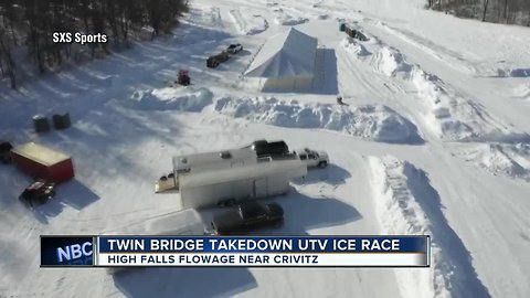 Twin Bridge Takedown UTV ice race