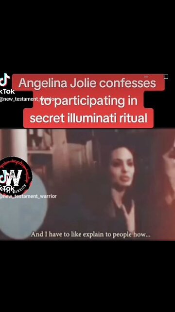 Angelina Jolie discussing illuminati S and M rituals