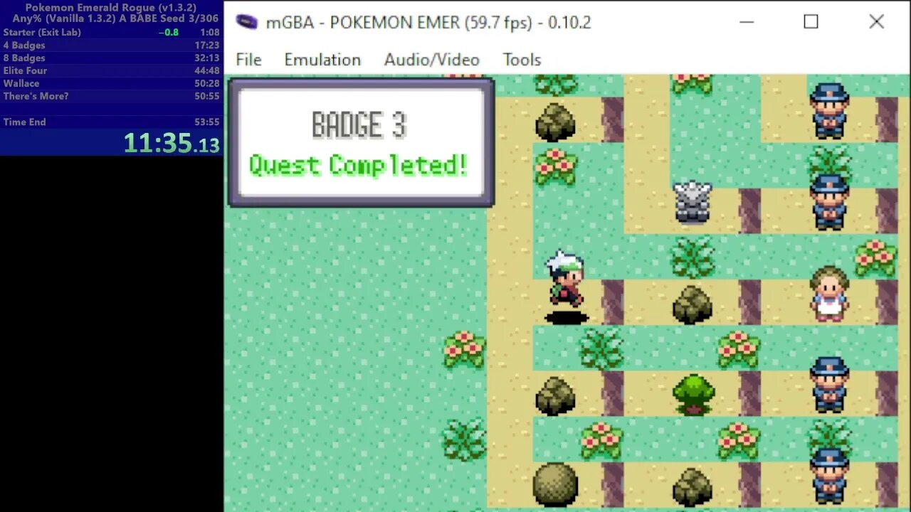 The Pokemon Emerald Rogue Speedrun Where the Emulator said NO!