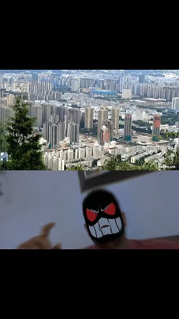 Unfinished building demolition