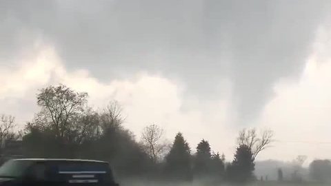 Tornado spotted in Germantown, Wisconsin