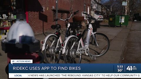 RideKC uses app to find bikes