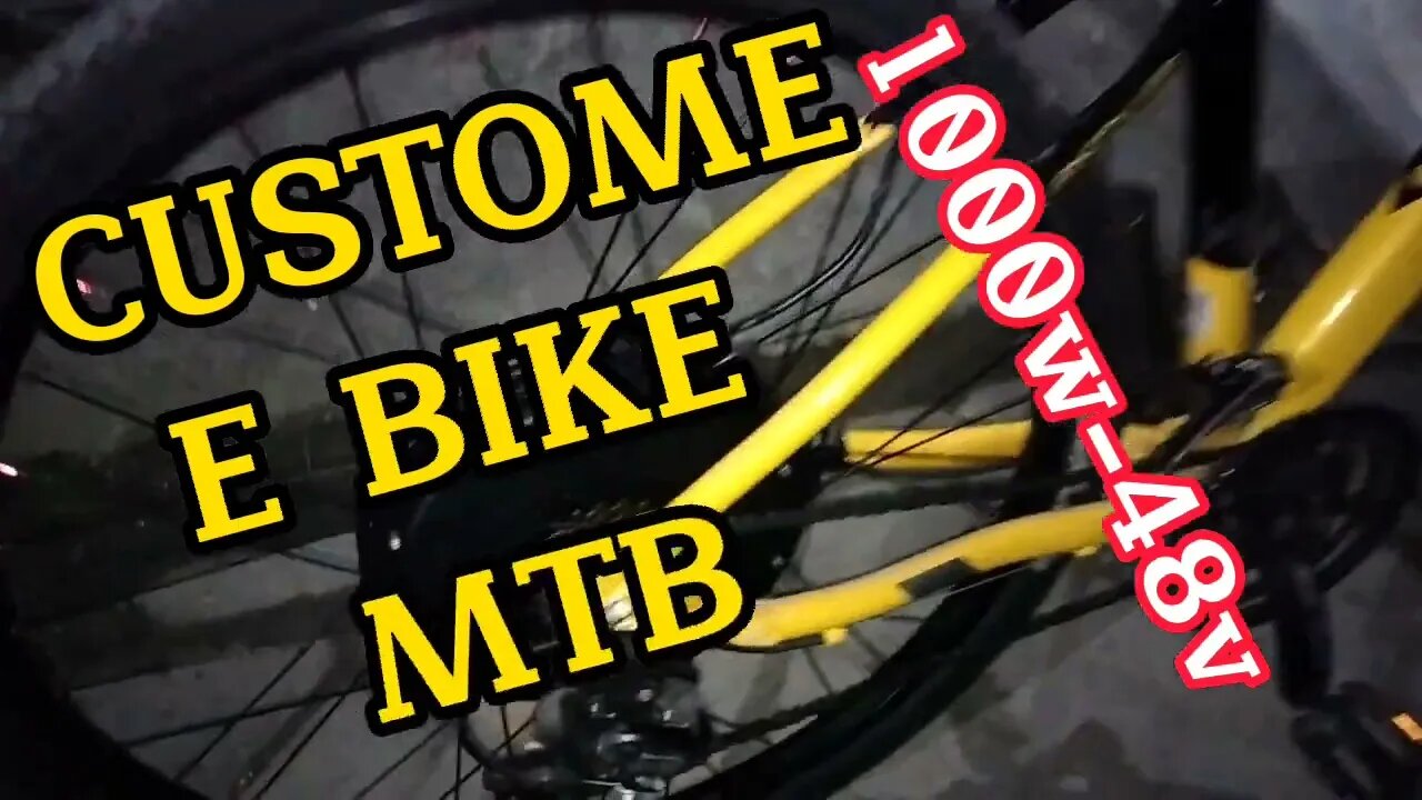 e bike mtb custome 1000w-48v