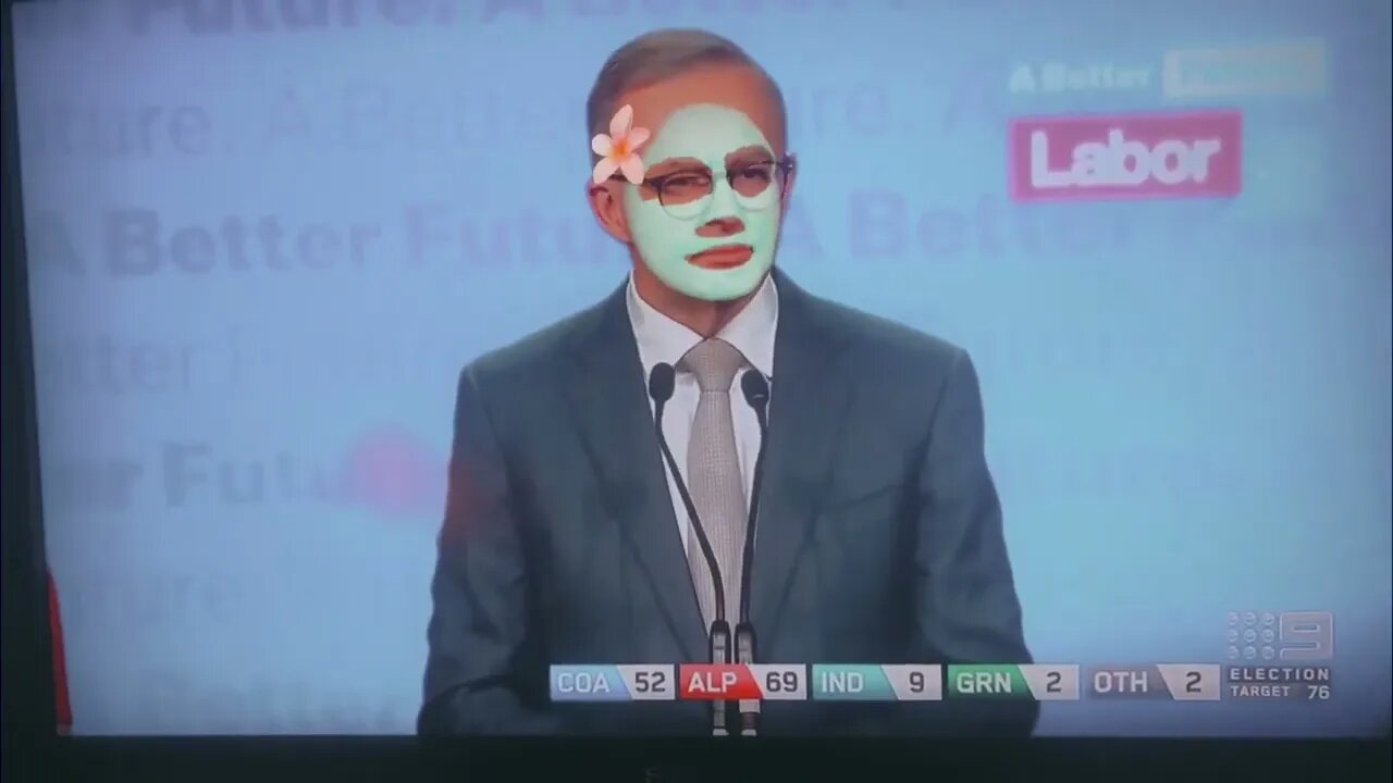 Video 9: Albo’s speech runs overtime and is given beauty treatment on stage