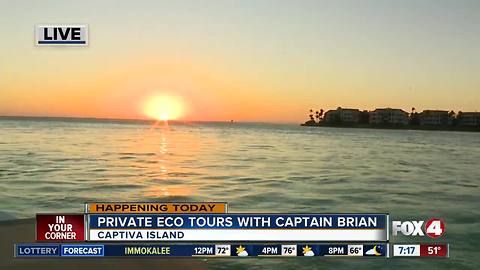 Private Eco Tours with Captain Brian on the Water - 7am live report