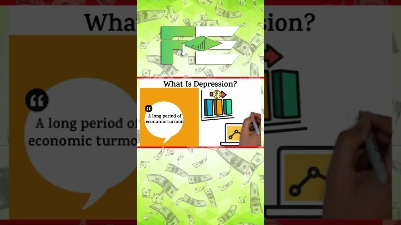 What is a Depression? The Difference Between a Recession and Depression #shorts