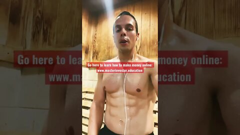 Sauna chronicles and building wealth! MASTER INVESTOR #cashflow #shorts