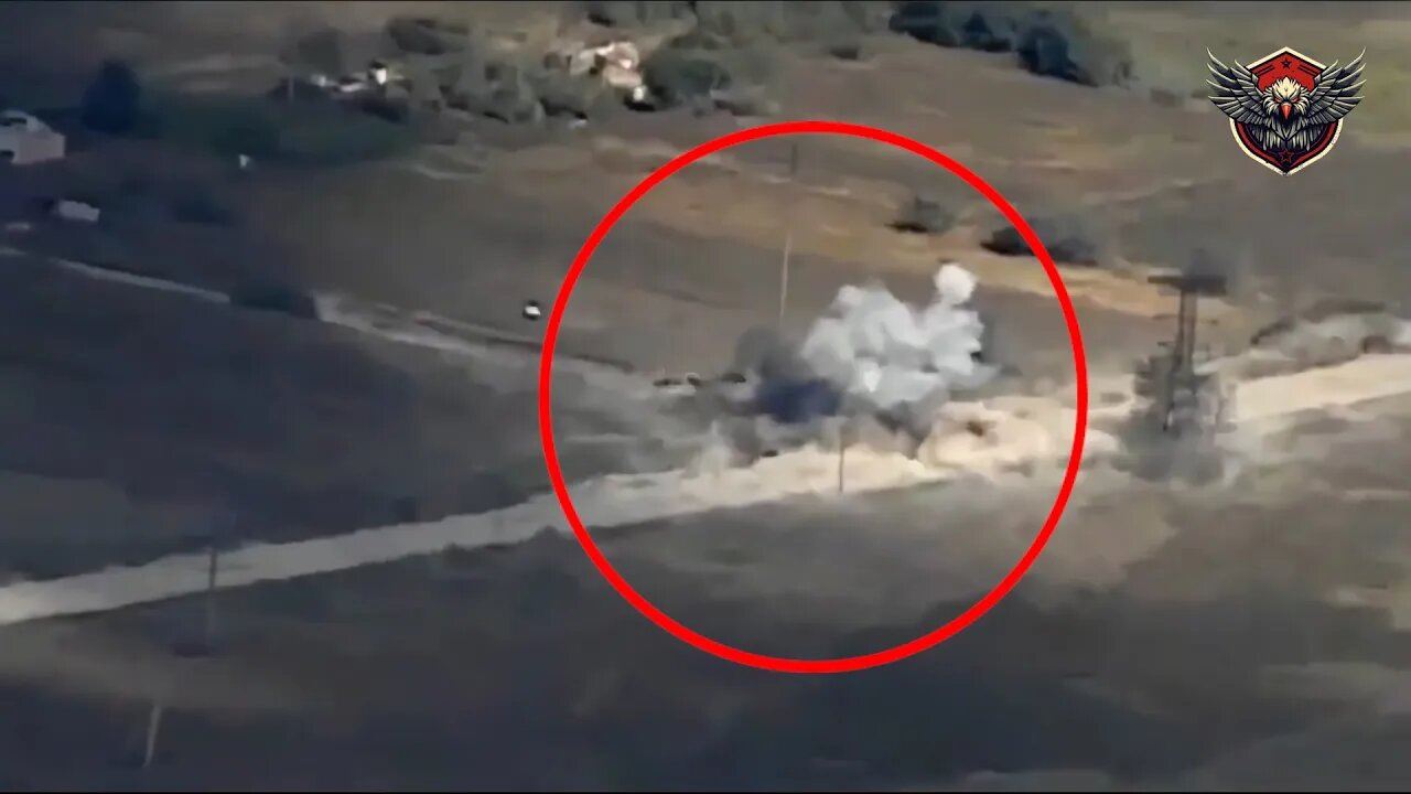 Moment Excalibur Wipe Out another Russian Grad-1 MLRS in the Donetsk region