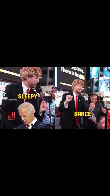 Sleepy Joe Or Donald Trump Dance Party In The Street