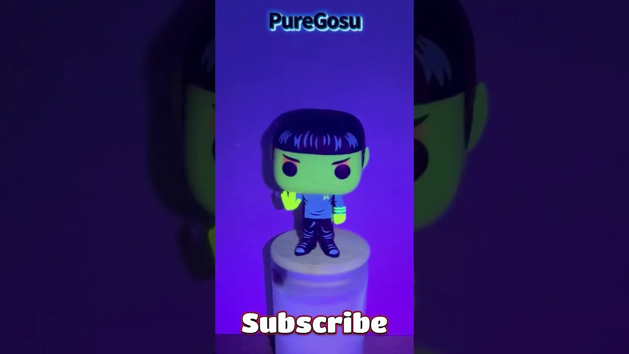 Black Light Spock Funko Pop