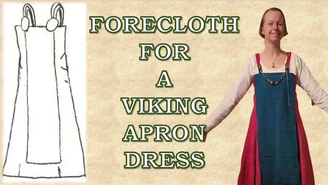 Forecloth, or Front Panel, for a Viking Apron Dress