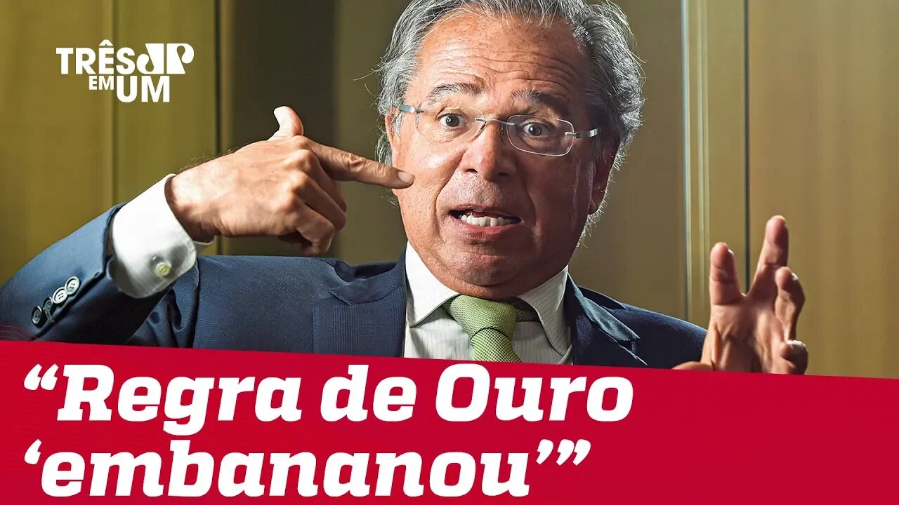 Projeto de Lei sobre Regra de Ouro 'embananou', diz Paulo Guedes