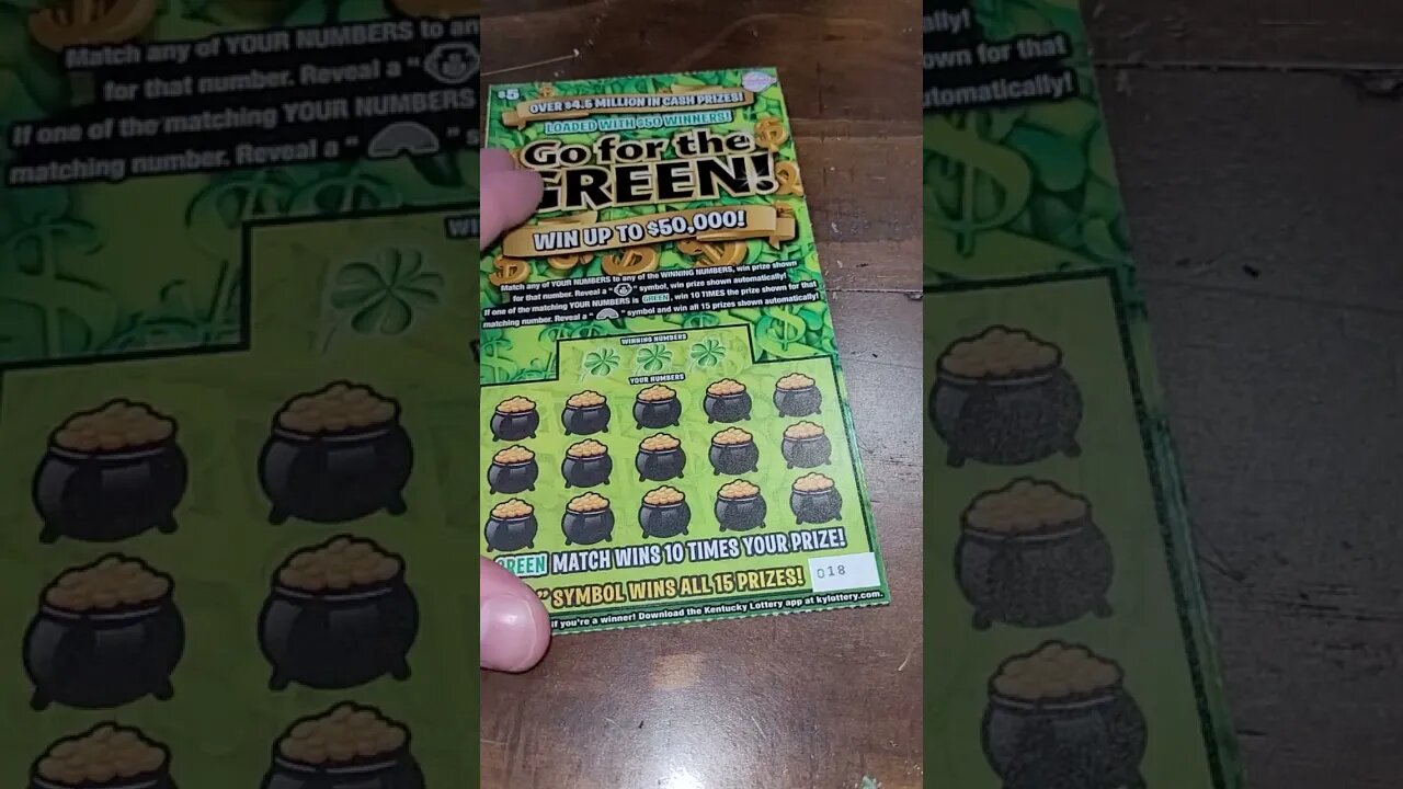 New Kentucky $5 Lottery Tickets Go For The Green!